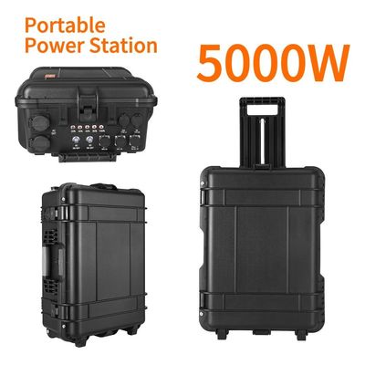 نیروگاه خورشیدی قابل حمل لیتیوم 5000 ولت بزرگ با LT-50