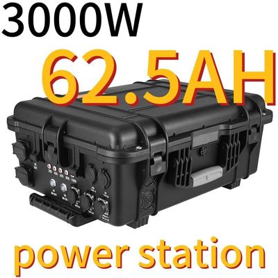 3000W62.5ah برق اضطراری در فضای باز ایستگاه برق قابل حمل برای بازارهای شرق آسیا