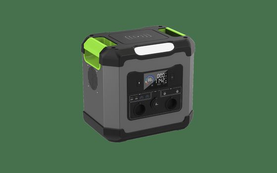 نیروگاه ذخیره سازی انرژی قابل حمل با 12V / 3A نوع C1 خروجی 500W ورودی پنل خورشیدی