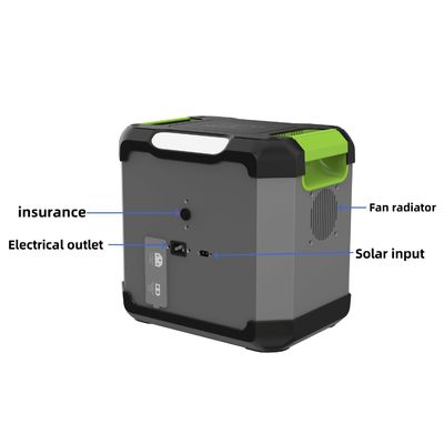 نیروگاه ذخیره سازی انرژی قابل حمل با 12V / 3A نوع C1 خروجی 500W ورودی پنل خورشیدی