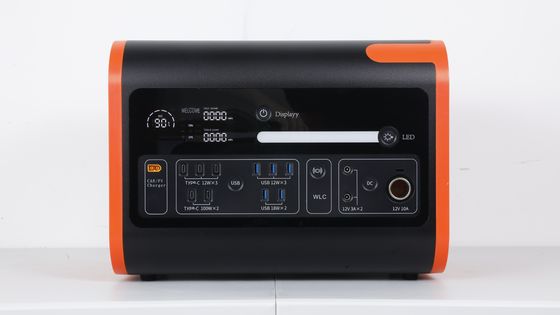 نیروگاه اضطراری بزرگ در فضای باز 2200W 2048wh 40ah با USB 12W * 3 / 18W * 2