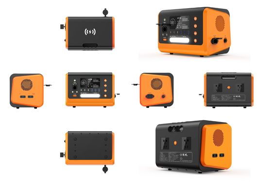 ذخیره سازی اضطراری 600W ایستگاه برق در فضای باز قابل حمل با شارژ سریع 1 ساعت
