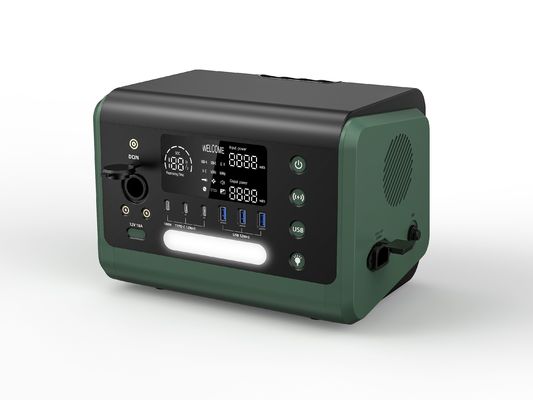 ذخیره سازی اضطراری 600W ایستگاه برق در فضای باز قابل حمل با شارژ سریع 1 ساعت