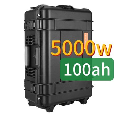 مواد شیل آلبوم ABS 5000W100ah ظرفیت بزرگ باتری لیتیوم نیروگاه خورشیدی