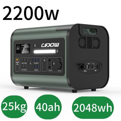 800 وات شارژ خورشیدی خانه اضطراری LiFePO4 نیروگاه قابل حمل مقاوم به پوشیدن
