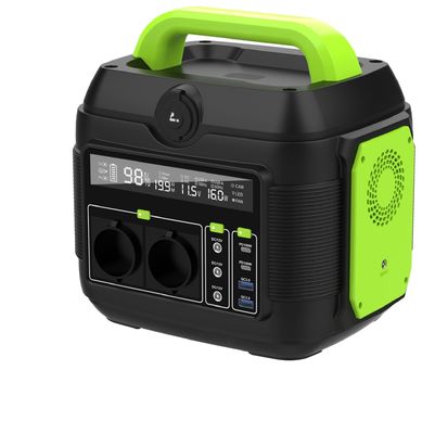 بانک برق اورژانسی 600W ایستگاه ذخیره سازی انرژی قابل حمل با چرخه عمر طولانی