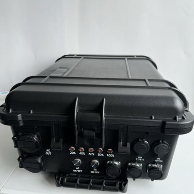 در فضای باز سازگار استند کشنده قابل حمل با چرخ 3000W بانک برق ژنراتور خورشیدی LiFePO4