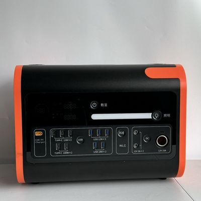۸۰۰ وات برق خورشیدی قابل حمل ایستگاه برق 200 وات اینورتر امواج سینوس خالص ۲۲۰۰ وات اضطراری در فضای باز