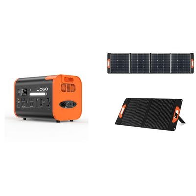 ایستگاه برق قابل حمل 1500W / 2200W / 3000W UPS با تمام سوکت های خروجی AC در نارنجی سیاه