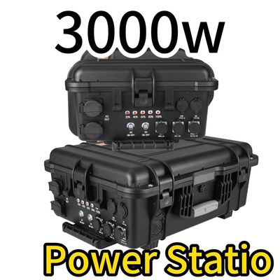 قدرت خروجی 100-120V-3000W50Hz/60Hz تنظیم پذیر 3000wh 62.5ah ایستگاه برق گرم قابل حمل