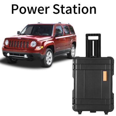 قدرت خروجی 100-120V-3000W50Hz/60Hz تنظیم پذیر 3000wh 62.5ah ایستگاه برق گرم قابل حمل