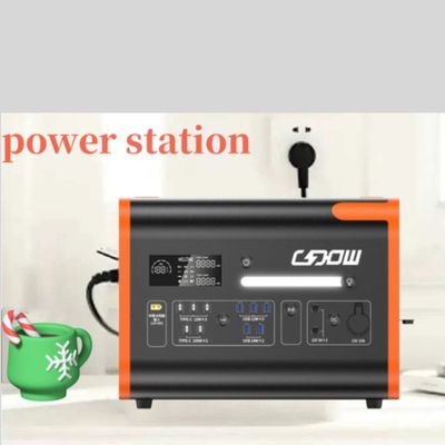 2200W / 2048wh ایستگاه برق قابل حمل با خانه ضد آتش و اینورتر امواج سینوس خالص