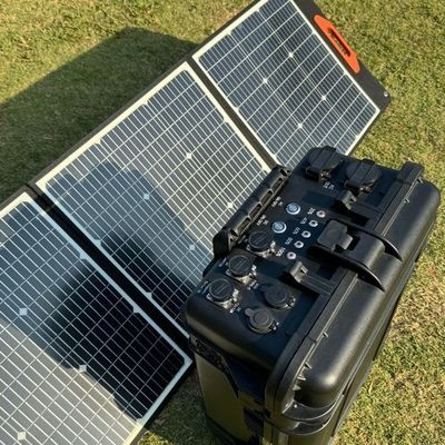 3000W 3000wh LiFePO4 باتری ایستگاه برق قابل حمل با حالت شارژ پنل خورشیدی