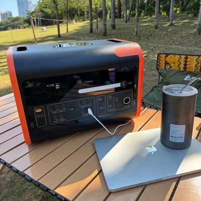 2200W 2048wh ایستگاه برق قابل حمل برای شارژ پنل خورشیدی در موارد اضطراری در فضای باز