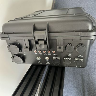 چوب کشنده قابل حمل با چرخ دار ژنراتور خورشیدی LiFePO4 باتری 3000W 5000W