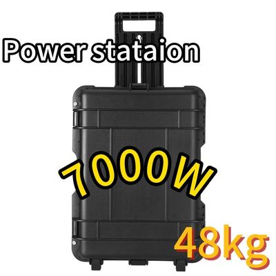 3000W-7000W منبع برق خارج از منزل موبایل / باتری ST-70 مواد شیل آلیاژ ABS OEM ODM