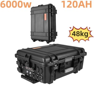 ژنراتور خورشیدی AC Pure Sine Wave 6000W/120ah برای راه حل انرژی خانه و بیرون