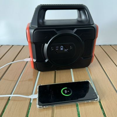 رنگ قابل تنظیم 300W/288whc باتری برق پشتیبان اضطراری ایستگاه برق قابل حمل