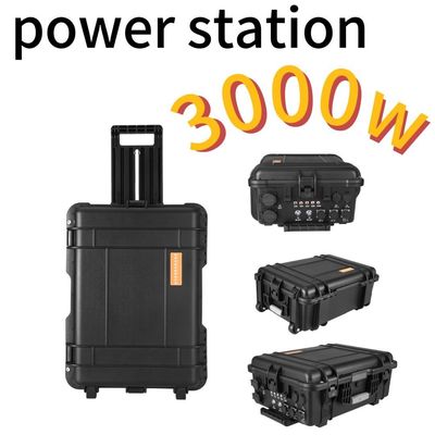 سفر 3000W/220V/110V/UPS Pure Sine LiFePO4 باتری پشتیبان کمپینگ نیروگاه قابل حمل