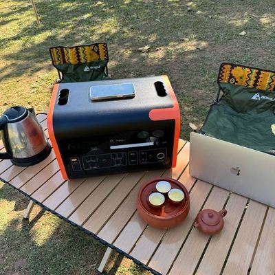 800W Max شارژ خورشیدی ایستگاه برق قابل حمل خودرو با موج خالص Sine Wave Output Waveform