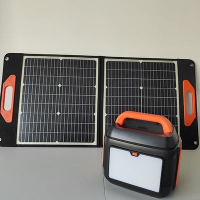 600W حمل و نقل لیتیوم ذخیره انرژی برق با شارژ پنل خورشیدی 60W
