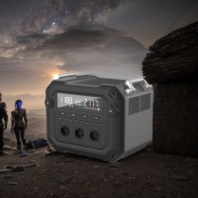 اینورتر اینورتر دو طرفه 2500W برای کمپینگ در فضای باز خانه ایستگاه برق قابل حمل