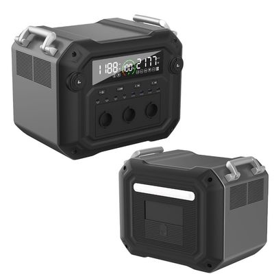 2500W/600W پانل خورشیدی ورودی LiFePO4 باتری ذخیره انرژی ایستگاه برق قابل حمل