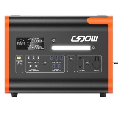 220 ولت / 40ah / 2200W انرژی خورشیدی ایستگاه ذخیره سازی انرژی در فضای باز با شارژ سریع 1500 ولت باتری لیتیوم