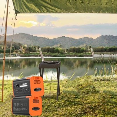 800W شارژ خورشیدی 2200W/2048wh/40ah ایستگاه برق قابل حمل برای تورهای بیرونی