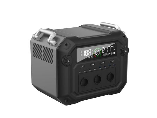 2500W تمام خروجی سوکت ایستگاه برق USB سیستم ذخیره سازی انرژی با قدرت خروجی AC