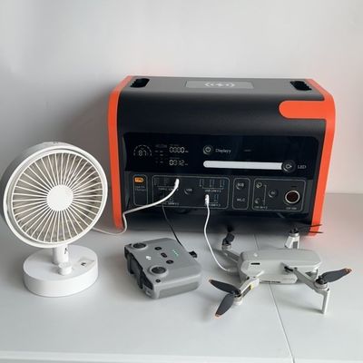 2200W 2048wh نیروگاه خورشیدی / LiFePO4 قدرت تلفن همراه قابل حمل / اینورتر