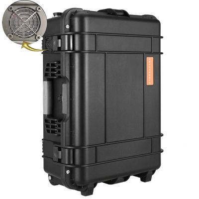5000W/4800whlifepo4 ایستگاه انرژی خورشیدی و بادی قابل شارژ در فضای باز برای شارژ خودرو