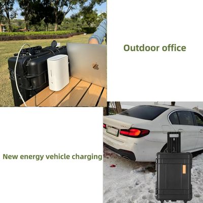 5000W/4800whlifepo4 ایستگاه انرژی خورشیدی و بادی قابل شارژ در فضای باز برای شارژ خودرو