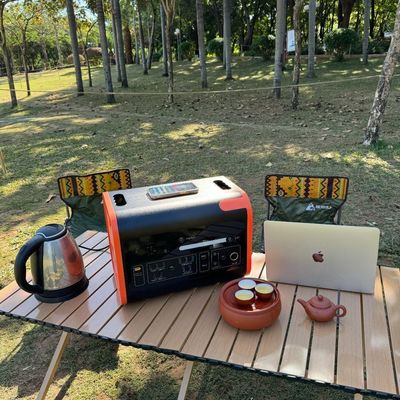 40ah/2200W/2048wh گرم نارنجی خانه قابل حمل ذخیره انرژی ایستگاه برق برای فضای باز
