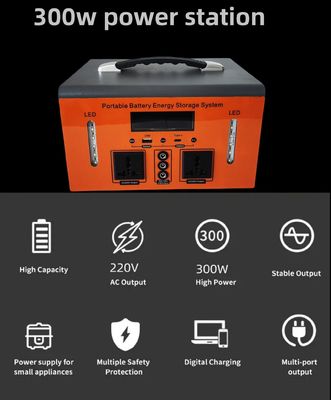 XT300 سیستم ذخیره سازی انرژی خروجی جدید و قابل حمل 300W AC و DC
