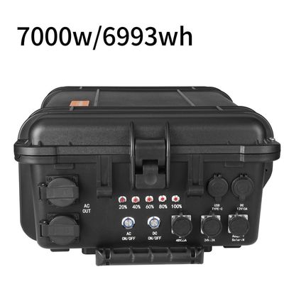 مواد پوسته ای ABS آلیاژ ایستگاه خورشیدی قابل حمل 3000W/5000W/7000W 4000W برای فضای باز
