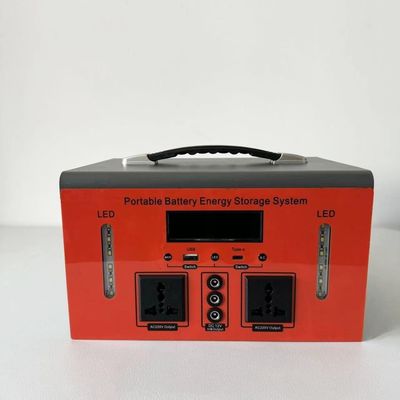 به طور مستقیم فروش 500W در فضای باز کمپینگ ایستگاه برق قابل حمل ولتاژ ورودی DC آداپتور