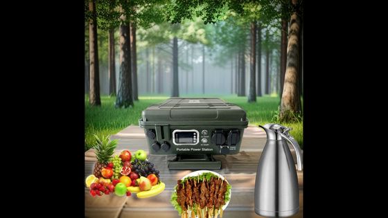 کمپینگ در فضای باز ایستگاه برق قابل حمل با ظرفیت بزرگ با USB-C 45W و 3000W / 3024wh