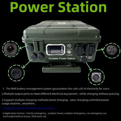 خروجی موج سینوس خالص 6000W/5000W7000W برق اضطراری با قدرت بالا برای فضای باز