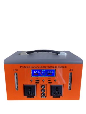 XT500 500W / 110V / 220V شارژر کمپینگ در فضای باز ایستگاه برق قابل حمل با آداپتور DC