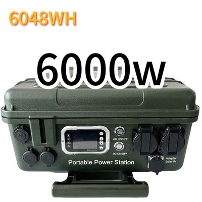 مرکز برق شارژ خورشیدی RV با ظرفیت بالا 6000W/6048wh با قاب متوسط ABS
