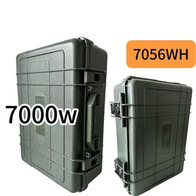 قدرت پشتیبان سفر 7000W ایستگاه برق قابل حمل با خنک کننده دوگانه هوشمند