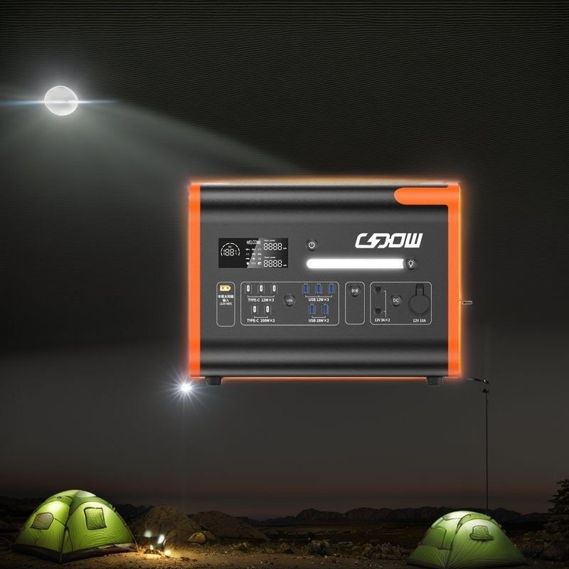 2200W نوع C باتری پشتیبان برق با -5%-5% محدوده نوسان ولتاژ خروجی