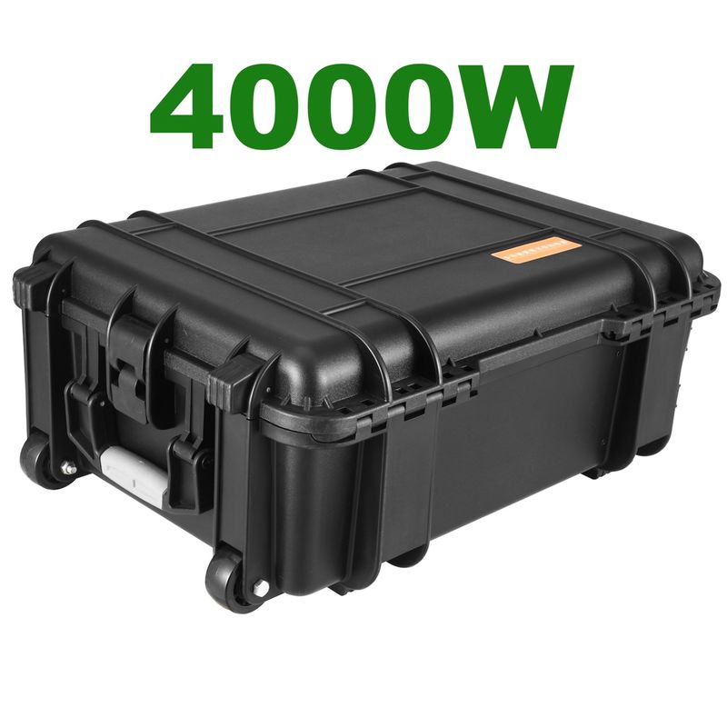 بانک برق خورشیدی قابل حمل 500W 4000W 2000W 3000W با شارژر باتری لیتیوم