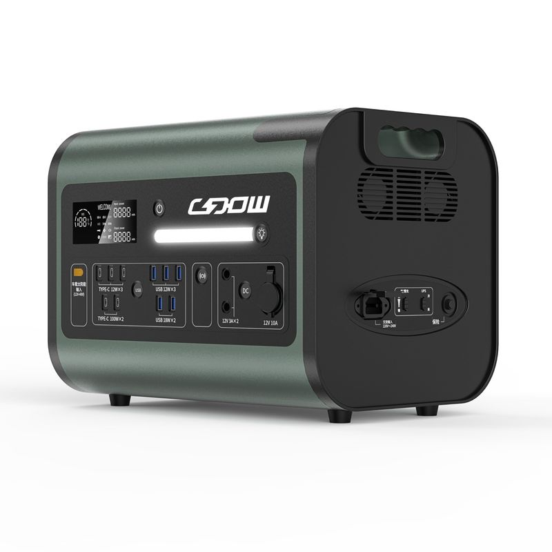 LiFePO4 ایستگاه برق قابل حمل 2000W ذخیره انرژی منبع برق AT22 برای خانوار