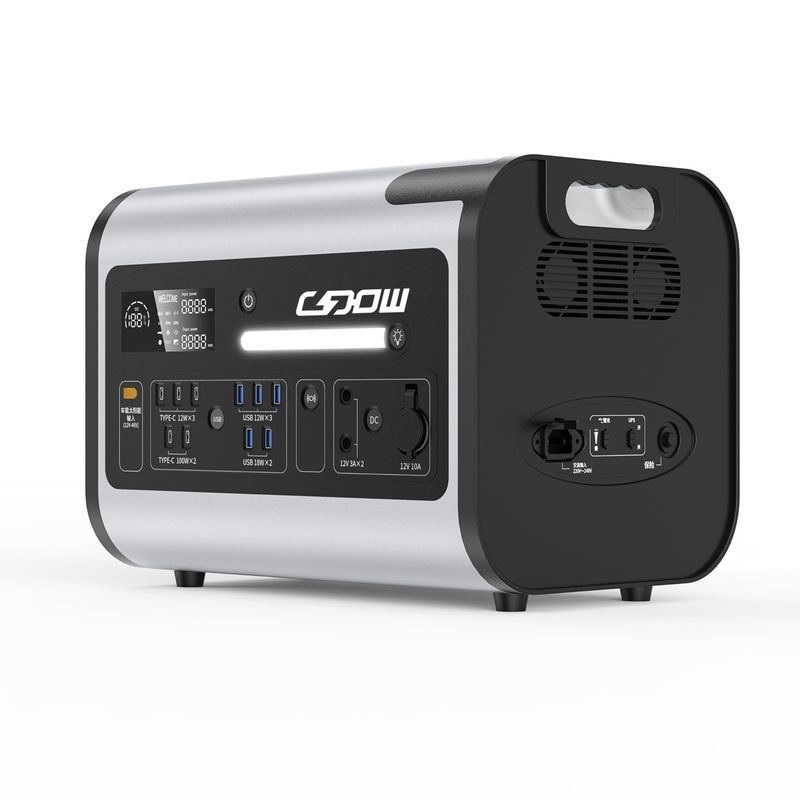 اینورتر امواج سینوس خالص 220V/2200W سیستم انرژی خورشیدی نیروگاه برای کمپینگ در فضای باز