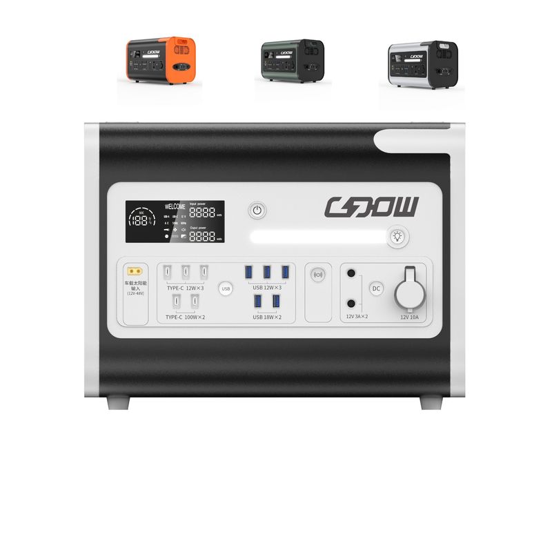 ژنراتور باتری لیتیوم برای خانه / بیرون / شرایط اضطراری 2200W قدرت خروجی نامی