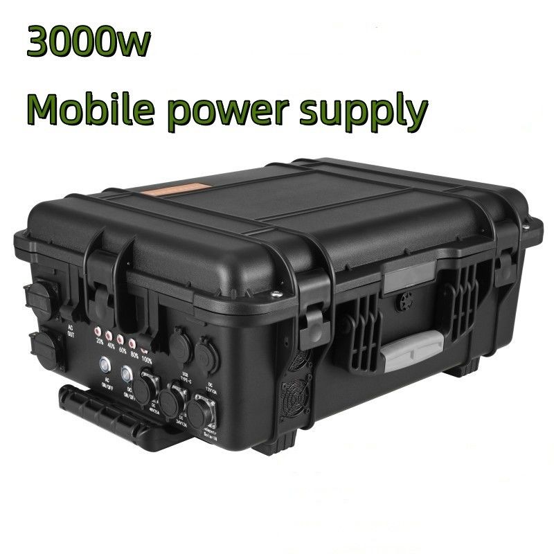 باتری ذخیره انرژی 3000 وات LiFePO4 ژنراتور خورشیدی قابل حمل 110V/220V نیروگاه