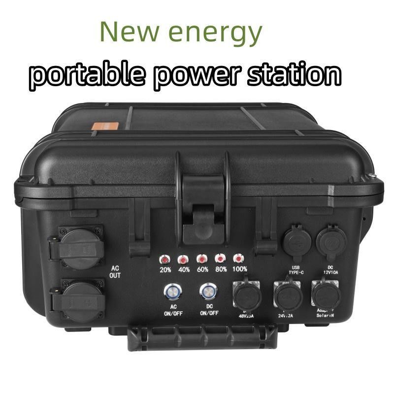 باتری لیتیوم ترنری 6000W ژنراتور خورشیدی برای عکاسی بدون سرنشین در فضای باز