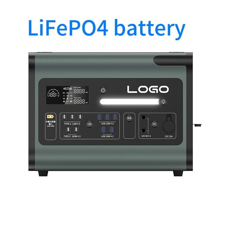 300W 500W 1800W ایستگاه انرژی خورشیدی قابل حمل برای سفر اضطراری
